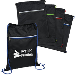 Contrast Zip Drawstring Sportpack