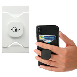 Phone Holder with Card Wallet