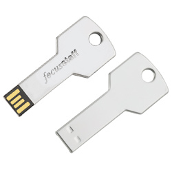 Key Flash Drive 1GB - Laser Engraved