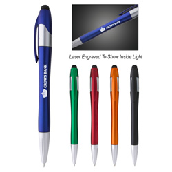 Bec Light Up Pen - Laser Engraved  Main Image