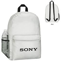 Aurora Reflective Nylon Backpack (Item No. 162438-OL) from only $ ready  to be imprinted by 4imprint Promotional Products