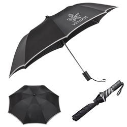 Folding Reflector Strip Umbrella - 42" Arc