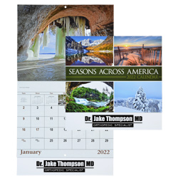 Seasons Across America Calendar - Stapled