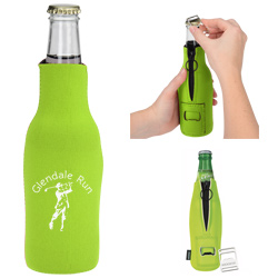 Koozie® Bottle Kooler with Removable Bottle Opener Main Image