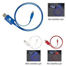 2-In-1 Light Up Charging Cable  Main Image