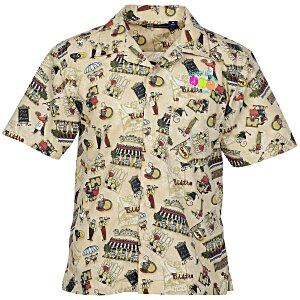 4imprint.com: Tropical Print Camp Shirt 100165