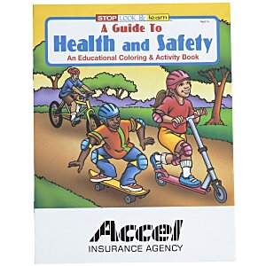 4imprint a guide to health  safety coloring book 1034hs