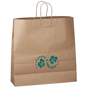 Download 4imprint.com: Kraft Paper Brown Eco Shopping Bag - 18-3/4" x 18" 1660-1818-B