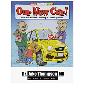 4imprint.com: Our New Car Coloring Book 1034-ONC