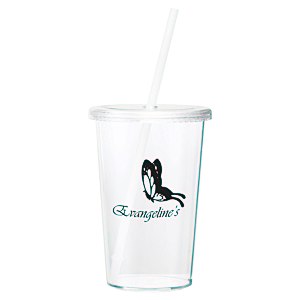 4imprint Sizzle Single Wall Tumbler With Straw 16 Oz 112033 Sizzle Single Wall Tumbler With Straw