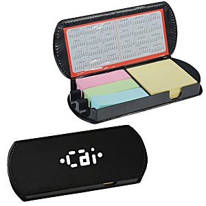 Sticky Note Organizer Box With A Lid Leather Memo Pad Dispenser Desktop Organizer Supplies For Students Office - View #8