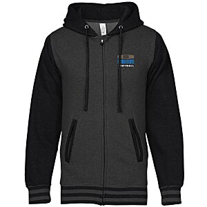 4imprint.com: Independent Trading Co. Varsity Full-zip Hoodie 