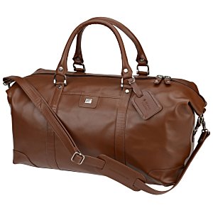 cutter and buck leather duffle bag