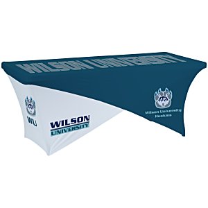 4imprint.com: Hemmed UltraFit Cross Over Table Cover - 6' - Full Color ...