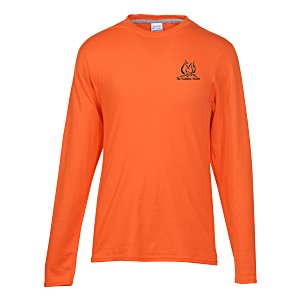 4imprint.com: Principle Performance Blend Long Sleeve T-Shirt - Colors ...