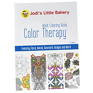 4imprint.com: Color Therapy Adult Coloring Book 138418