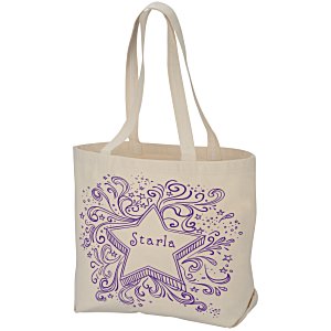 4imprint.com: Birdie 10 oz. Cotton Gusseted Tote - 13-1/2