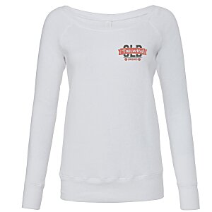 wide neck sweatshirts