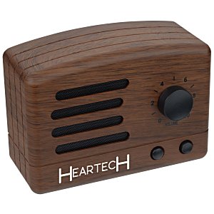 wood grain bluetooth speaker