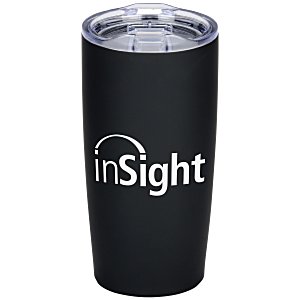 Black branded soft-touch Yowie Vacuum Travel Tumbler - 18 oz. 