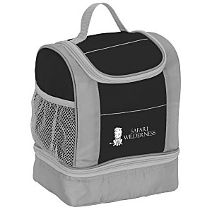 grey insulated lunch bag