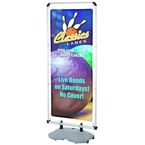 4imprint.com: FrameWorx Outdoor Flex Banner Stand - One Sided 138704-OUT-1