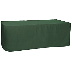 4imprint.com: Serged Closed-Back Fitted Table Cover - 8' - Blank 5961-BLNK