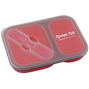 4imprint.com: Collapsible Two-Section Food Container - 24 hr 121305-24HR