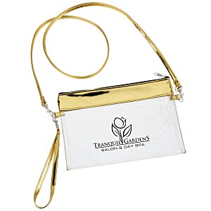 clear wristlet bag