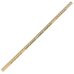 4imprint.com: Clear Lacquer Yardstick - 1-1 8