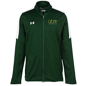 Branded zip-up long-sleeved men's jacket