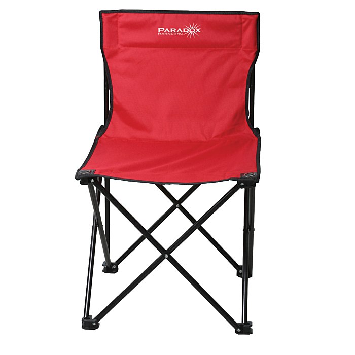 armless camp chair