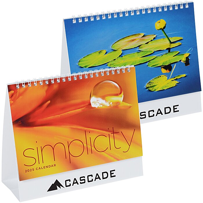 4imprint Com Simplicity Desk Calendar Large 100895 Dl