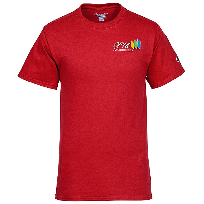 4imprint.com: Champion Tagless T-Shirt - Embroidered - Colors 4899-E-C