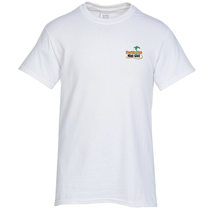 4imprint.com: Gildan 6 oz. Ultra Cotton T-Shirt - Men's - Embroidered ...