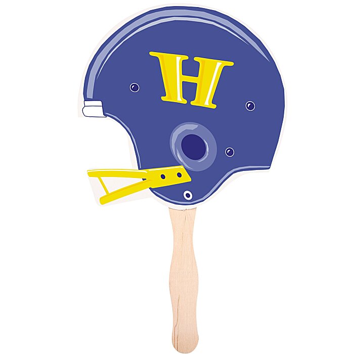Football Helmet Hand Fan