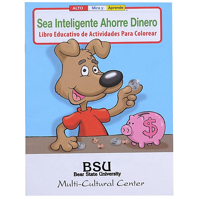 Download 4imprint Com Be Smart Save Money Coloring Book Spanish 1034 Sm Sp