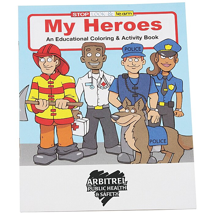 4imprint.com: My Heroes Coloring Book 1034-MH: Imprinted ... - 700 x 700 jpeg 102kB