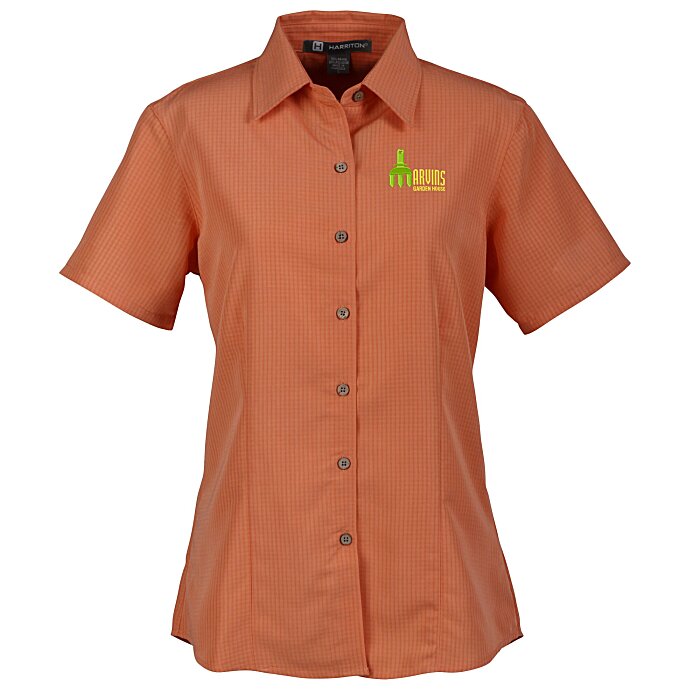 4imprint.com: Harriton Barbados Textured Camp Shirt - Ladies' 112738-L