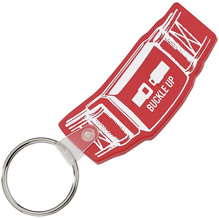 Safety Belt Soft Keychain Translucent 39212SBT