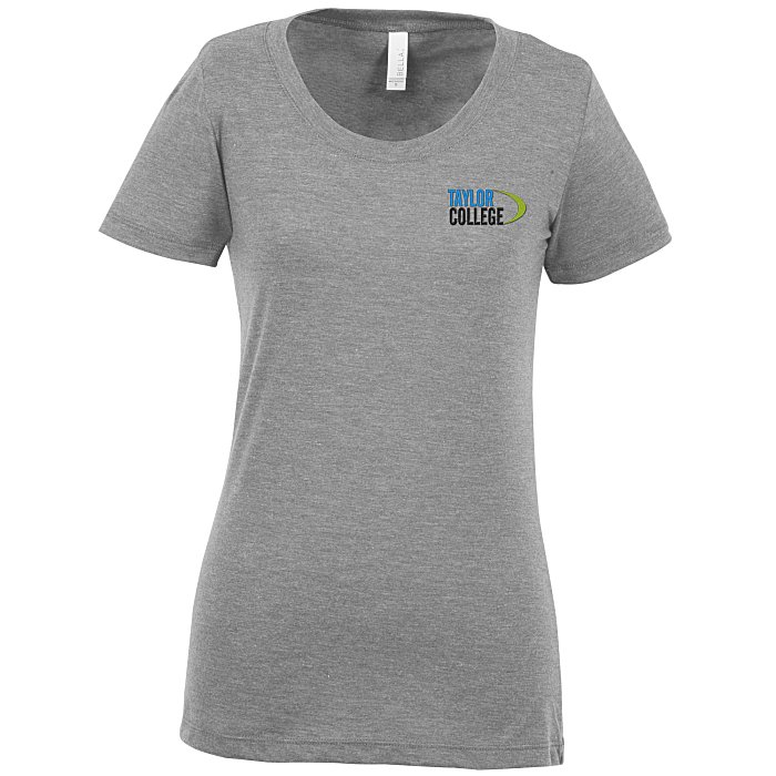 4imprint.com: Bella+Canvas Tri-Blend T-Shirt - Ladies' - Embroidered ...