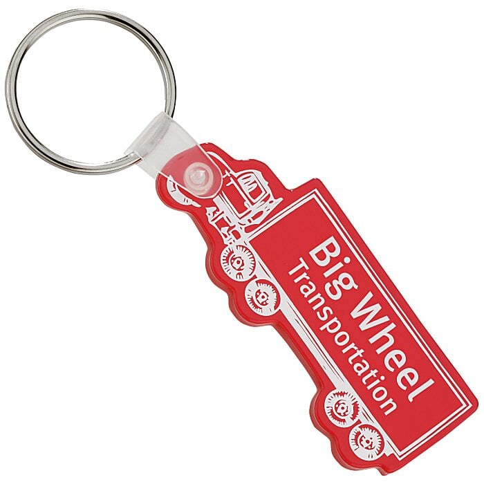 SemiTruck Soft Keychain Translucent 39212STRT