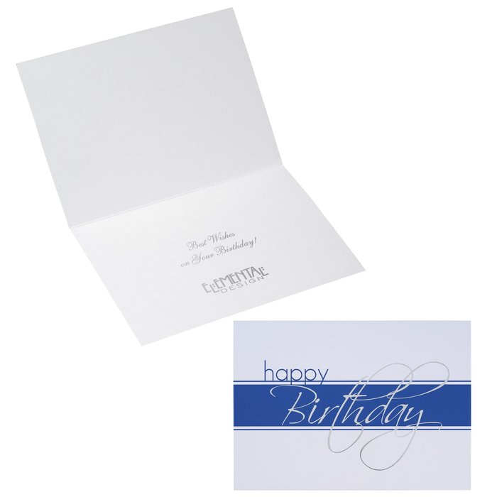 Happy Birthday Stripe Greeting Card 119784