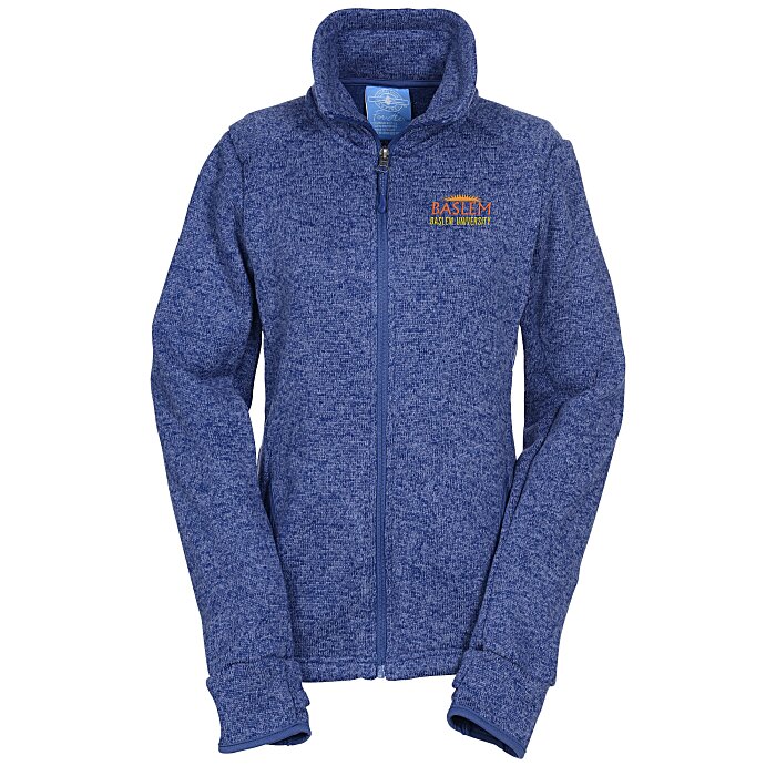 Heathered Fleece Jacket Ladies' 121726L
