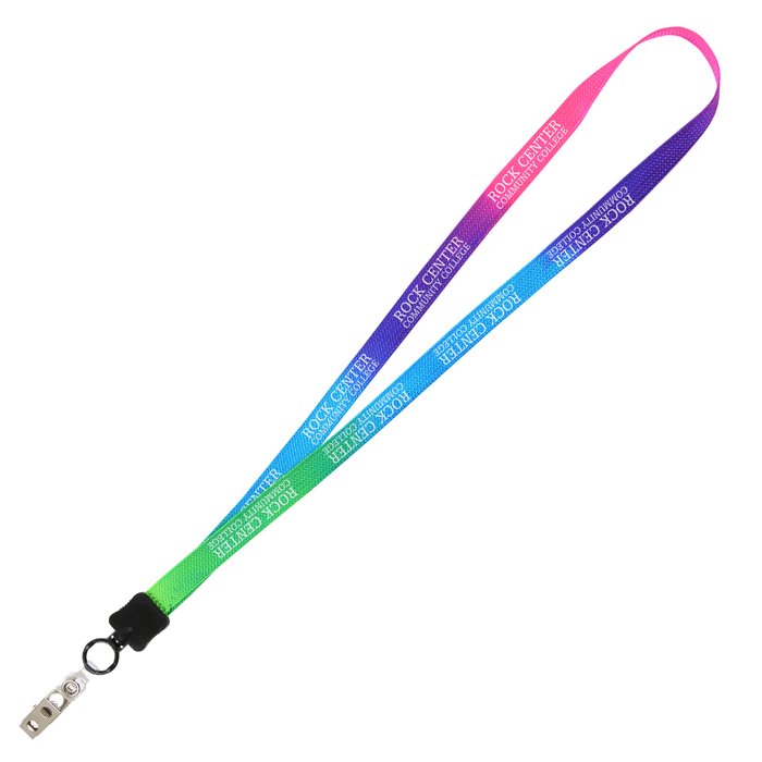 4imprint.com: Tie-dye Multicolor Lanyard - 1 2