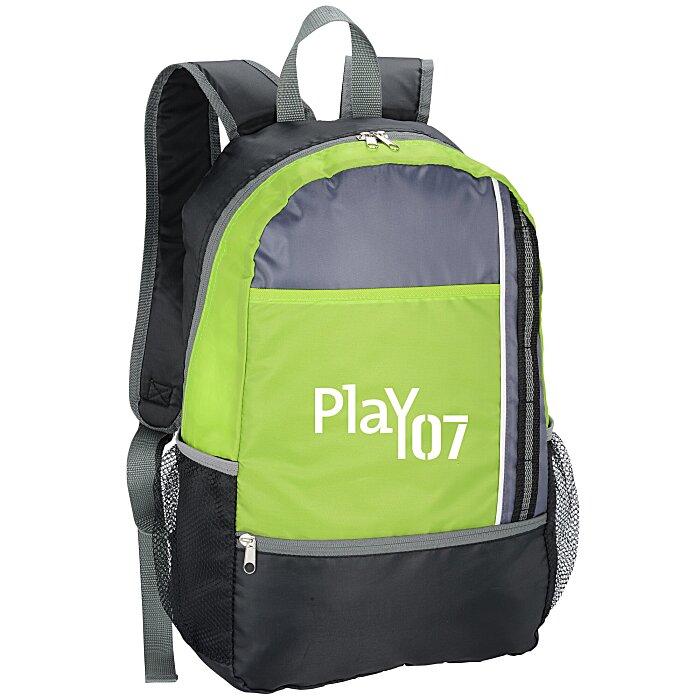 4imprint.com: Sport Stripe Backpack 122760
