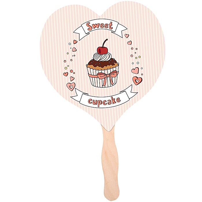 Hand Fan Heart Full Color 5137HEFC