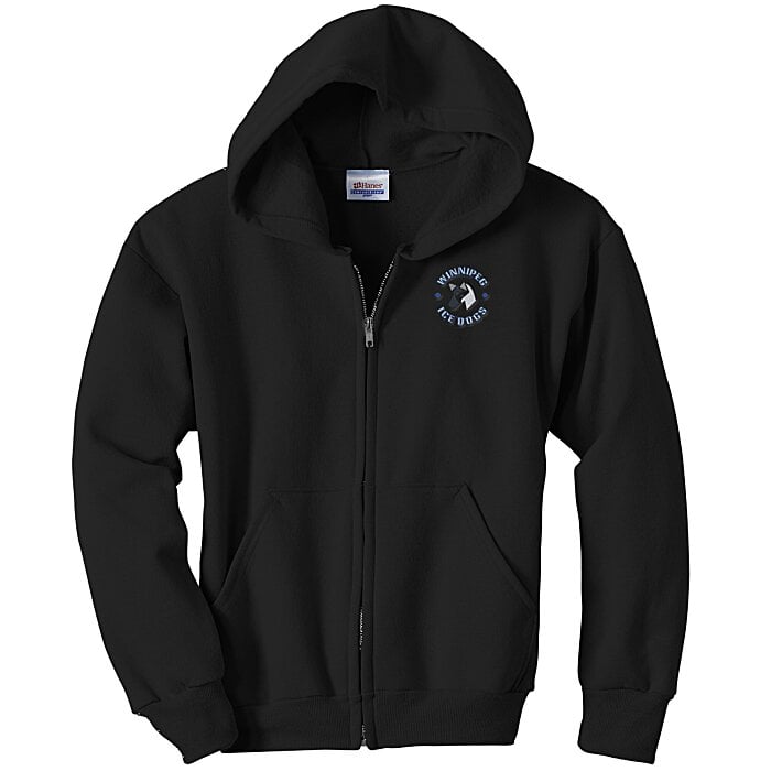 Hanes ComfortBlend FullZip Sweatshirt Youth