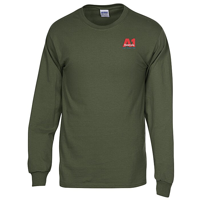 4imprint.com: Gildan 6 oz. Ultra Cotton LS T-Shirt - Men's ...