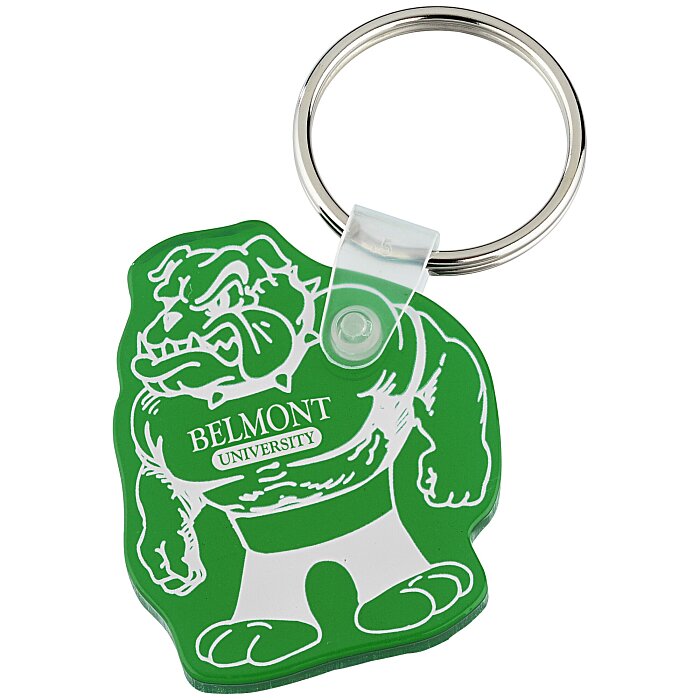 Bulldog Color Transparent Keychain For Men and Women